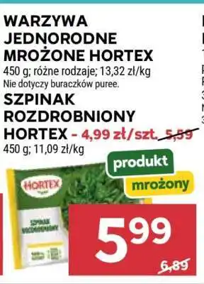 Stokrotka Market Szpinak rozdrobniony Hortex oferta