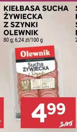 Stokrotka Market Kiełbasa Sucha Żywiecka z Szynki Olewnik oferta