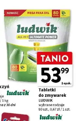 Intermarche Tabletki do zmywarek Ludwik All in 1 Ultimate Power oferta