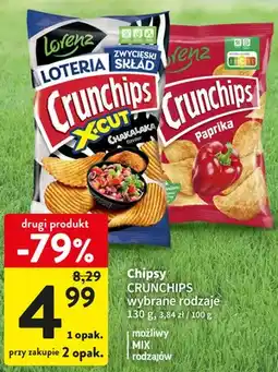 Intermarche Chipsy Crunchips X-Cut Chakalaka oferta