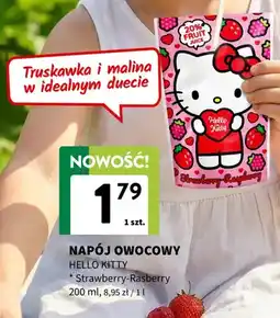 Intermarche Napój owocowy Hello Kitty Strawberry-Rasberry oferta