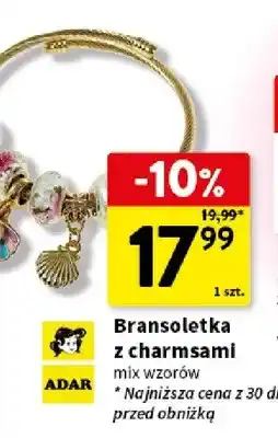 Intermarche Bransoletka z charmsami Adar oferta