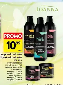Intermarche Szampon do włosów Joanna Herbal BOMB oczyszczający oferta