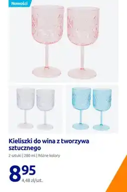 Action Kieliszki do wina z tworzywa sztucznego 2-pak oferta