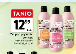 Intermarche Żel pod prysznic Joanna Bomba Kwiatowa nawilżający oferta