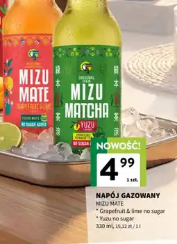Intermarche Napój gazowany Mizu Mate Yuzu no sugar oferta