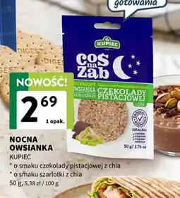 Intermarche Nocna owsianka o smaku szarlotki z chia Kupiec oferta