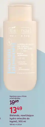 Rossmann Bielenda Private Spa Jasmin Blossom Hydro-Mleczko do kąpieli i pod prysznic oferta
