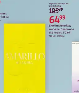 Rossmann Shakira Amarillo, woda perfumowana dla kobiet oferta