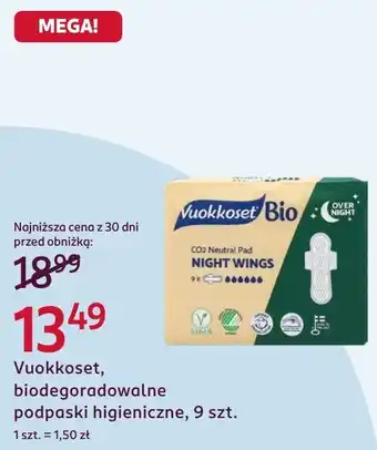 Vuokkoset Bio CO2 Neutral Pad NIGHT WINGS