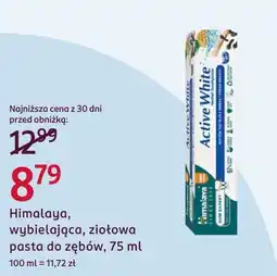 Rossmann Himalaya, wybielająca, ziołowa pasta do zębów oferta