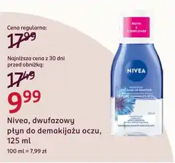 Rossmann Nivea, dwufazowy płyn do demakijażu oczu oferta