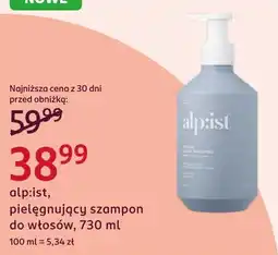 Rossmann alp:ist, pielęgnujący szampon do włosów oferta