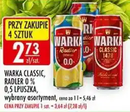 Sklepy Doroty Warka Classic, Radler 0 % oferta