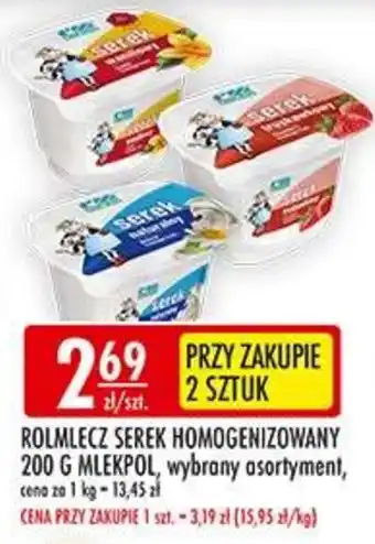 Sklepy Doroty Rolmlecz Serek Homogenizowany oferta