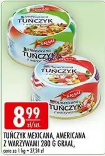 Sklepy Doroty Tuńczyk Mexicana, Americana z warzywami Graal oferta