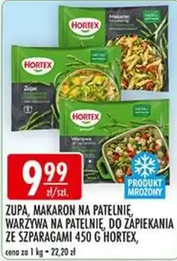 Sklepy Doroty Zupa, Makaron na patelnie, Warzywa na patelnie, Do zapiekania ze szparagami 450 g Hortex oferta