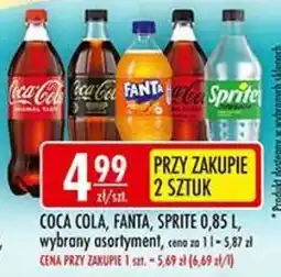 Sklepy Doroty Coca Cola, Fanta, Sprite oferta