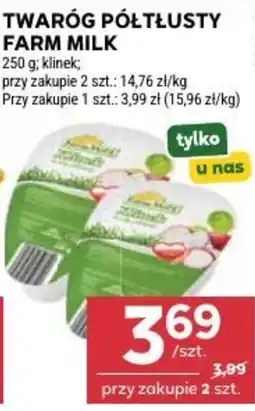 Stokrotka Twaróg Półtłusty Farm Milk oferta