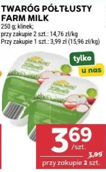 Stokrotka Twaróg Półtłusty Farm Milk oferta