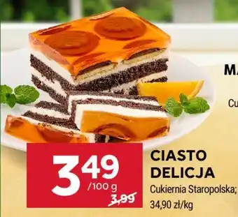 Stokrotka Ciasto Delicja Cukiernia Staropolska oferta
