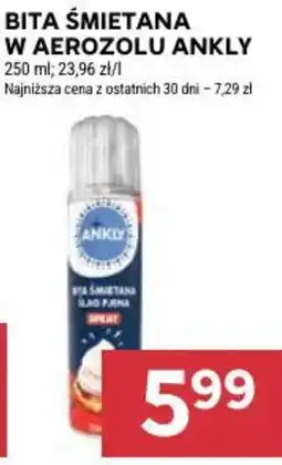 Stokrotka Bitą śmietaną w aerozolu Ankly oferta