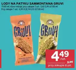 Stokrotka Lody na patyku Sammontana Gruvi oferta