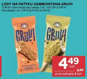 Stokrotka Lody na patyku Sammontana Gruvi oferta