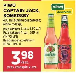 Stokrotka Market Piwo Captain Jack, Somersby oferta