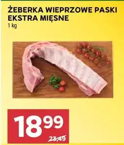 Stokrotka Market Żeberka wieprzowe paski ekstra mięsne oferta