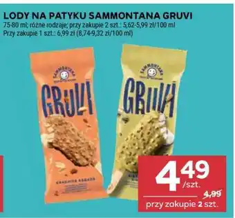 Stokrotka Market Lody na patyku Sammontana Gruvi oferta