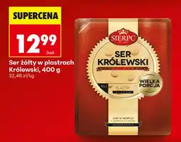 Biedronka Ser żółty w plastrach Królewski oferta