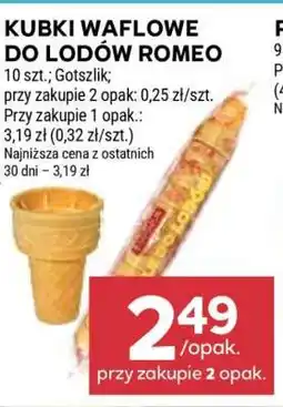 Stokrotka Market Kubki waflowe do lodów Romeo oferta
