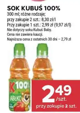 Stokrotka Market Sok Kubuś 100% oferta