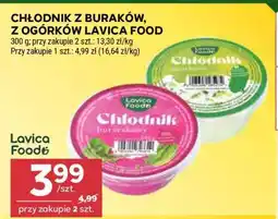 Stokrotka Market Chłodnik z buraków, z ogórków Lavica Food oferta