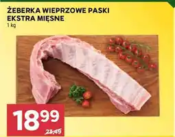 Stokrotka Market Żeberka wieprzowe paski ekstra mięsne oferta