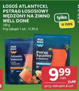 Stokrotka Market Łosoś Atlantycki, Pstrąg Łososiowy Wędzony na Zimno Well Done oferta