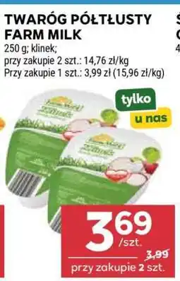 Stokrotka Market Twaróg półtłusty Farm Milk oferta