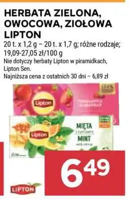 Stokrotka Market Herbata zielona, owocowa, ziołowa Lipton oferta