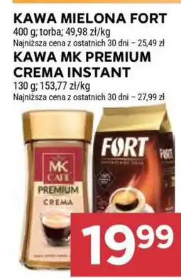 Stokrotka Market KAWA MIELONA FORT / KAWA MK PREMIUM CREMA INSTANT oferta