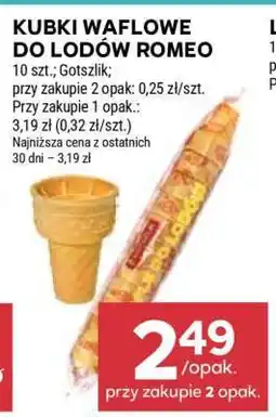Stokrotka Market Kubki waflowe do lodów Romeo oferta