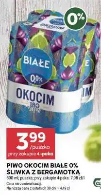 Stokrotka Market Piwo Okocim Białe 0% Śliwka z Bergamotką oferta