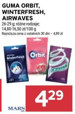 Stokrotka Market Guma Orbit, Winterfresh, Airwaves oferta
