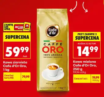 Biedronka Kawa ziarnista Cafe d'Or Oro oferta