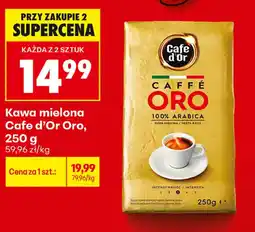 Biedronka Kawa mielona Cafe d'Or Oro oferta