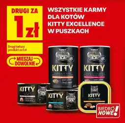Biedronka Karma dla kotów Kitty Excellence oferta