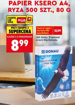 Biedronka Papier Ksero A4 oferta