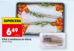 Biedronka Filet z sandacza ze skórą oferta