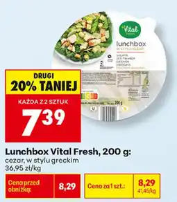 Biedronka Lunchbox Vital Fresh, cezar, w stylu greckim oferta