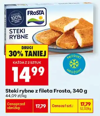 Biedronka Steki rybne z fileta Frosta oferta